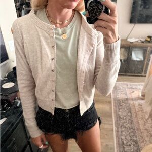 Free people nocturnal cashmere cardigan sweater XS NWOT